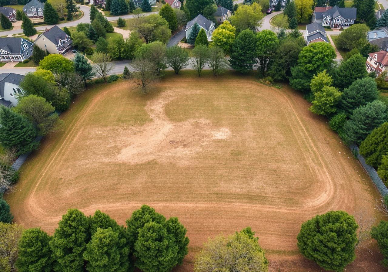 Empty Lot to Estate Home before